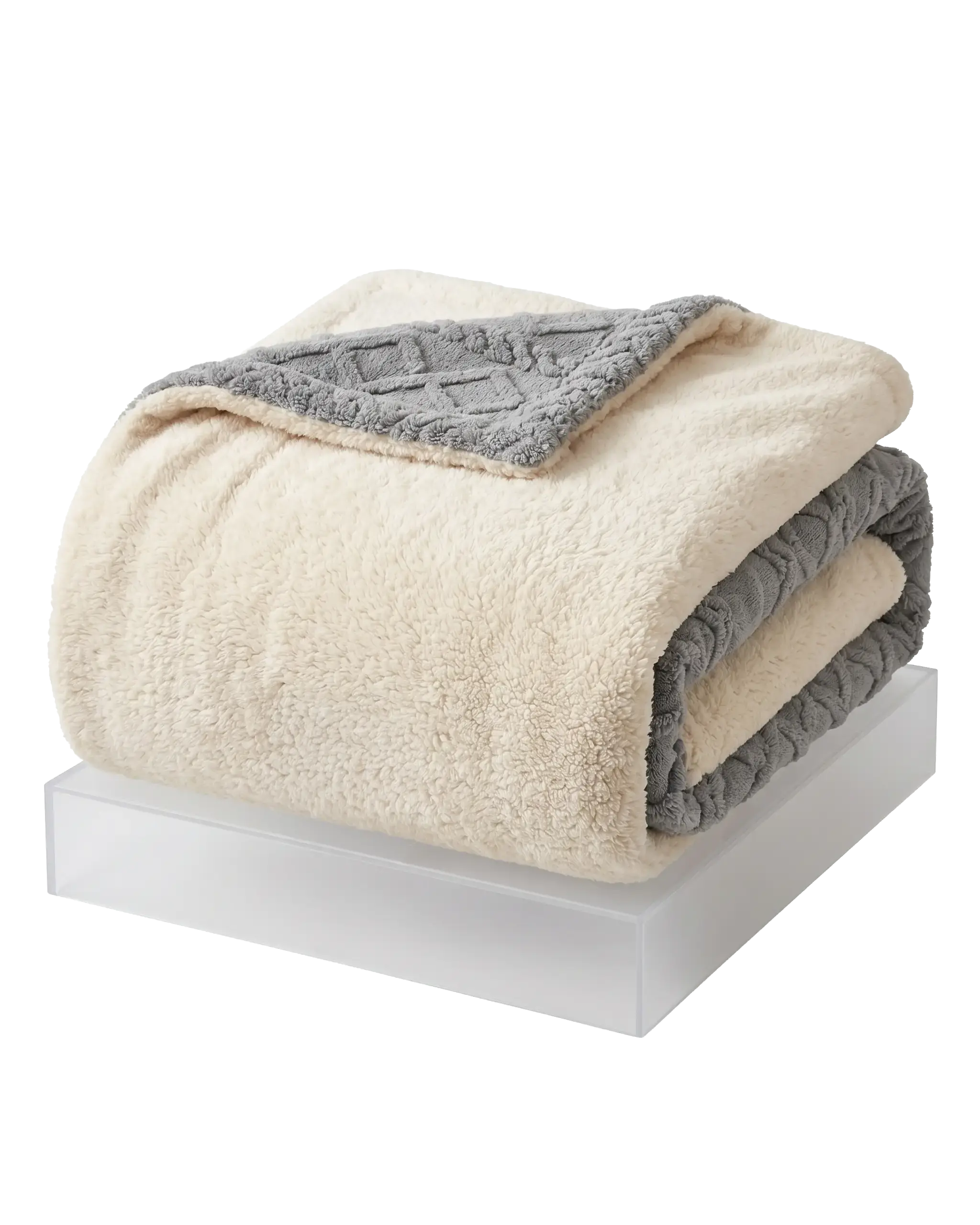 Thick Spring Weighted Blanket in Artificial Lamb Cashmere