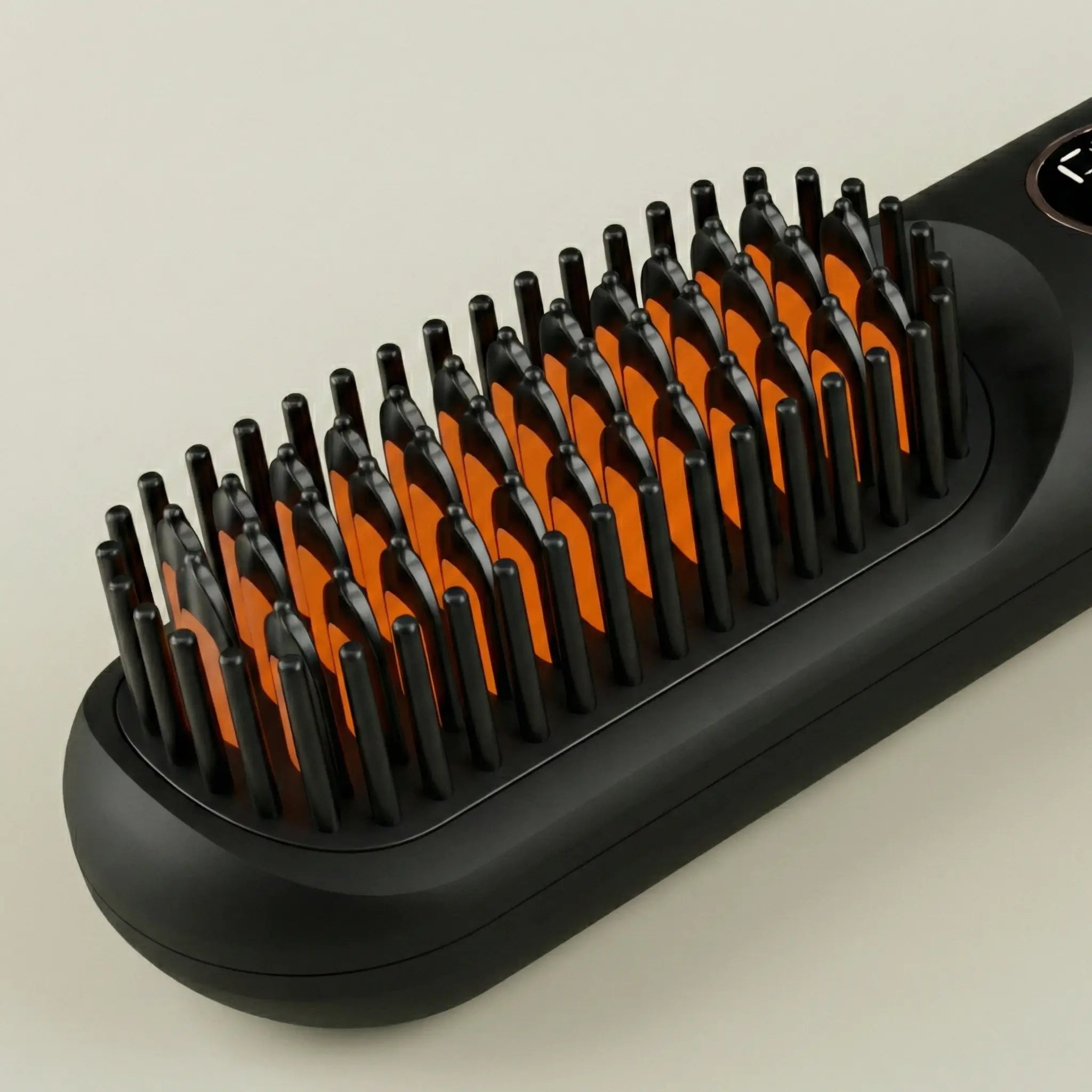 Portable Hair Straightener Brush – Ionic Smoothing, Anti-Frizz, Ceramic Plates, Fast Heating
