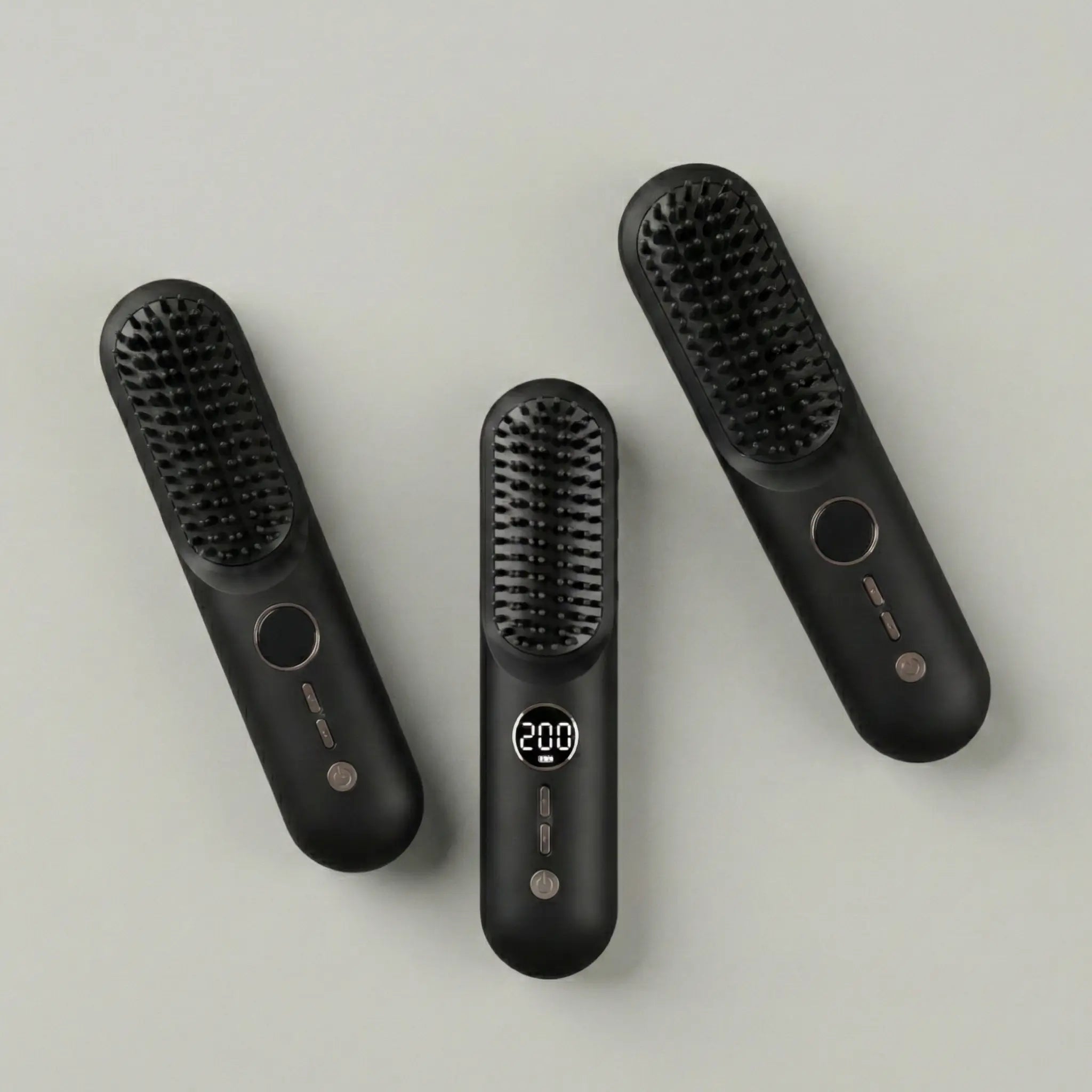 Portable Hair Straightener Brush – Ionic Smoothing, Anti-Frizz, Ceramic Plates, Fast Heating