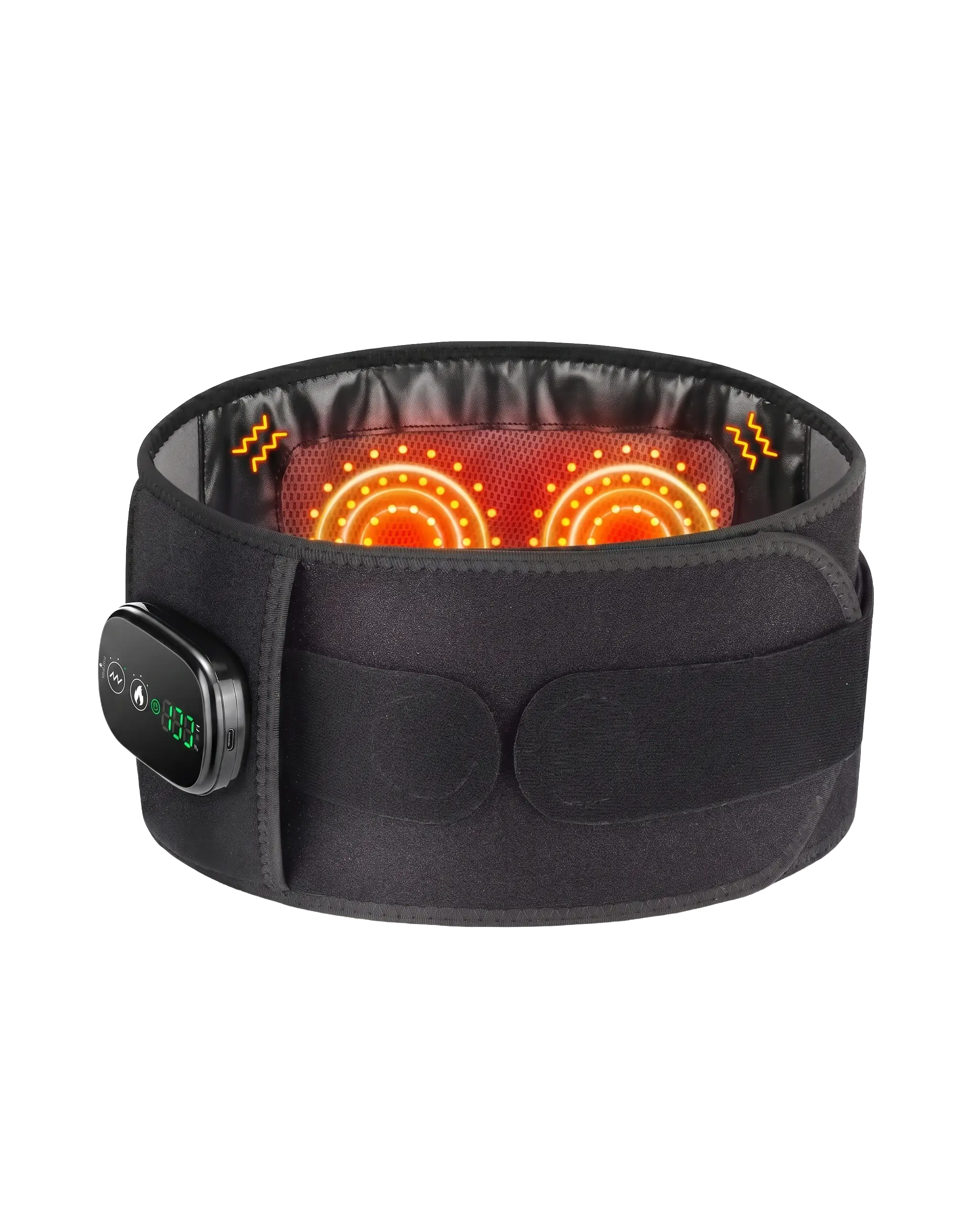 Electric Heating Waist Massager Belt with Vibration