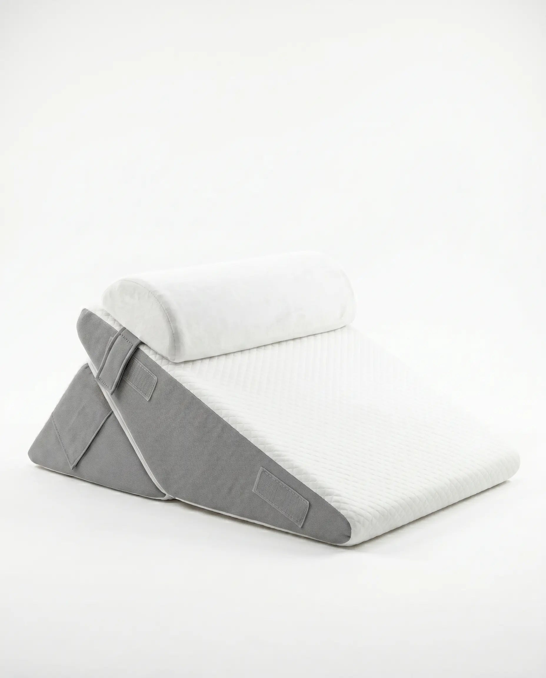 Wedge Pillow Set 3-Piece – for Acid Reflux, Snoring & Back Pain Relief, Adjustable Memory Foam, Bed Rest Support