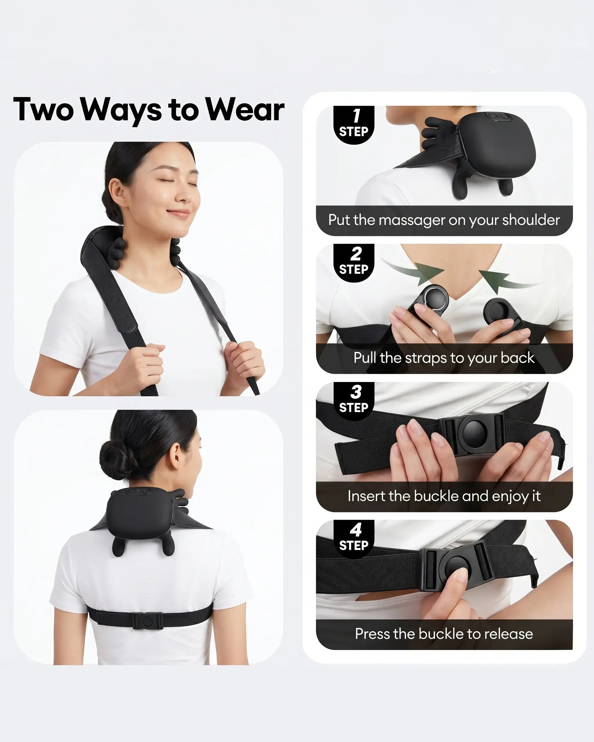 4D Bionic Finger Kneading Massager