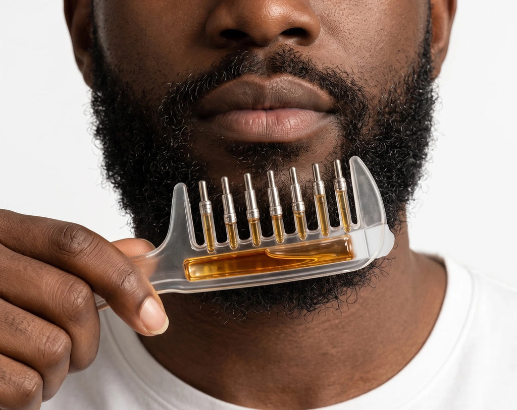 Unisex Transparent Essential Oil Applicator Massage Comb