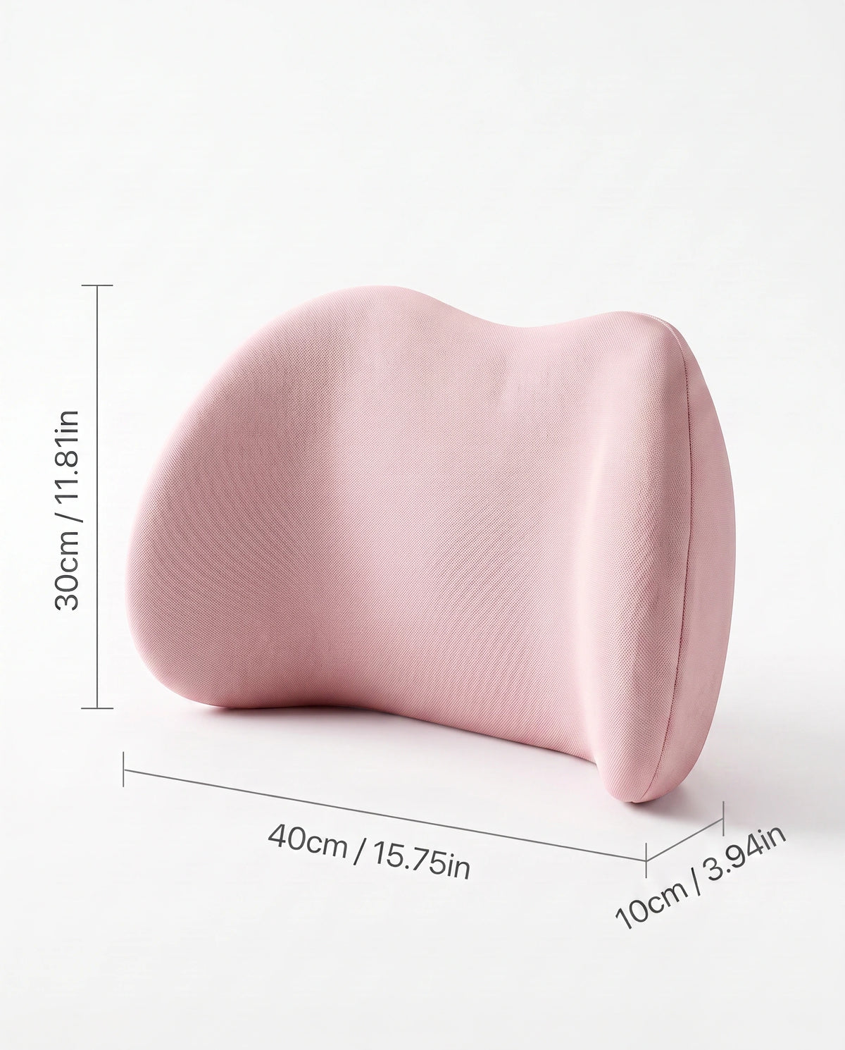 Lumbar Support Cushion Memory Foam Ergonomic Back Pillow