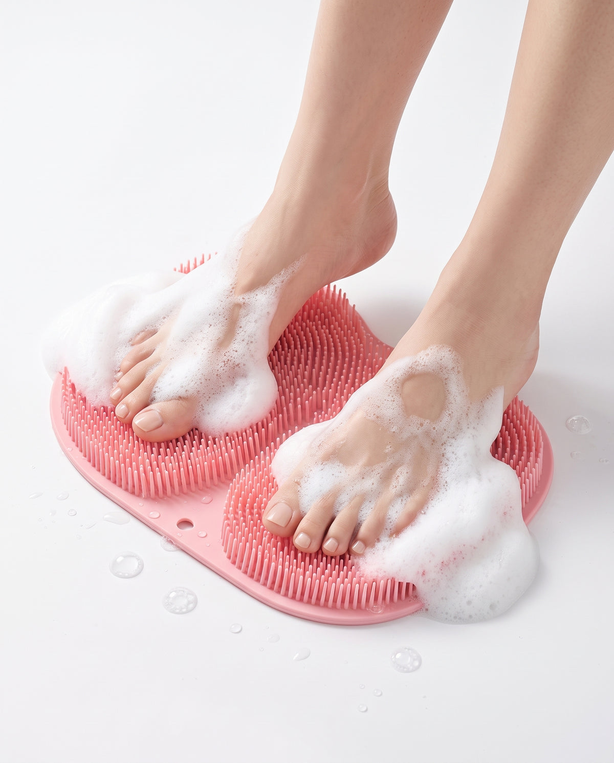 Anti-Slip Suction Cup Deep Cleansing Body Scrub Tool for Dirt Removal