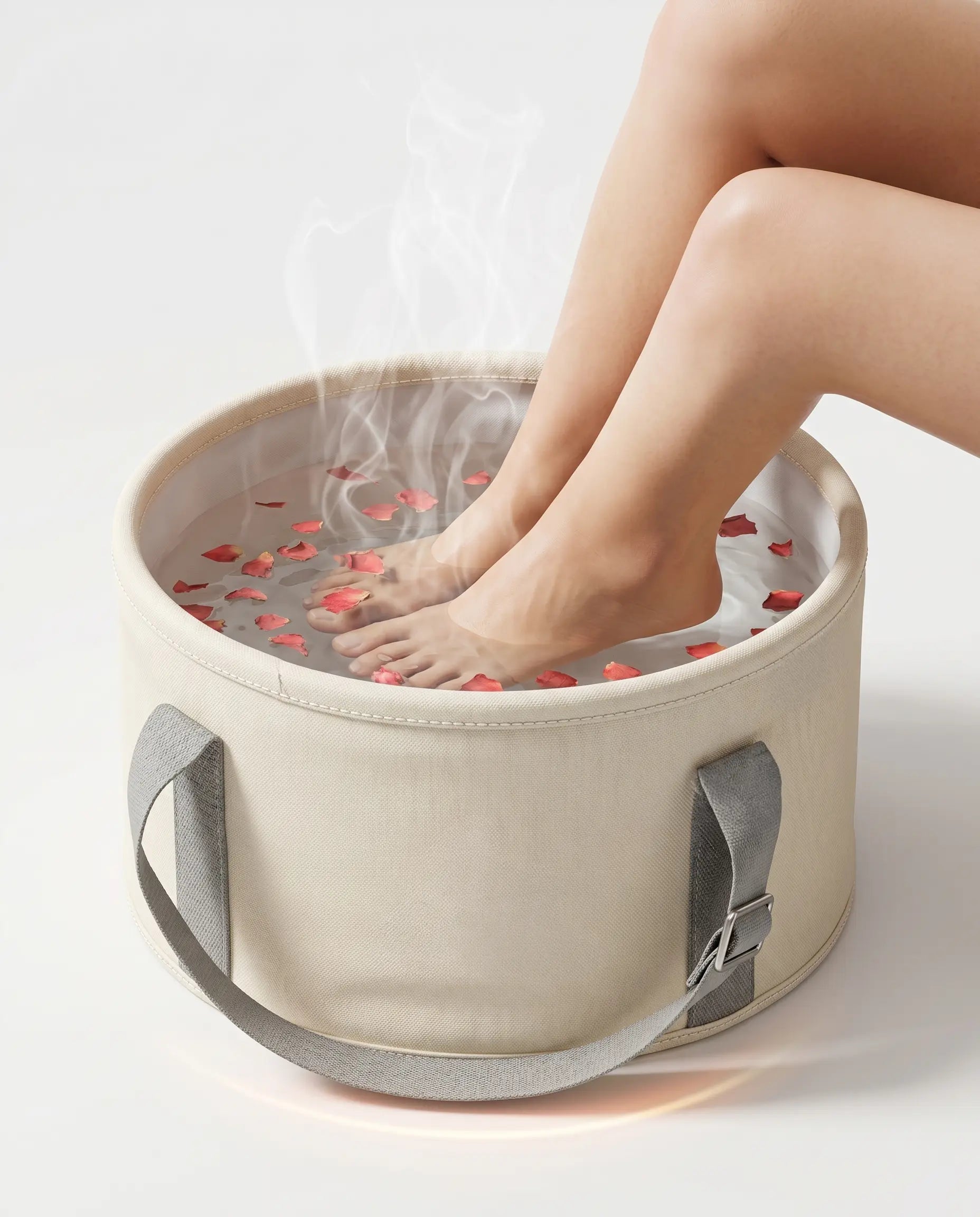 Foldable Portable Foot Soak Bath Tub with Heat Preservation