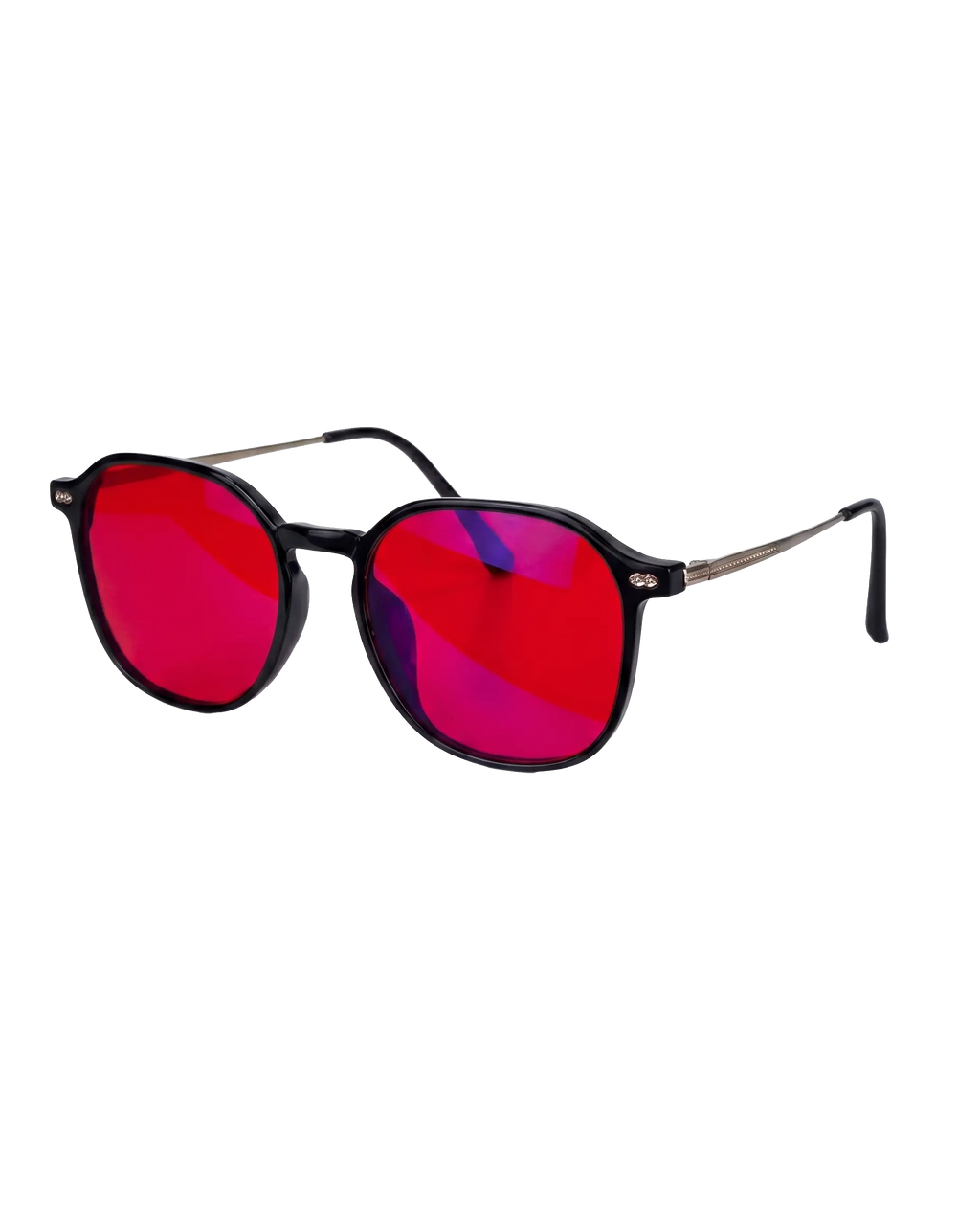 Unisex Red Lens Blue Light Blocking Glasses - 99.9% Filtration of 445–505nm
