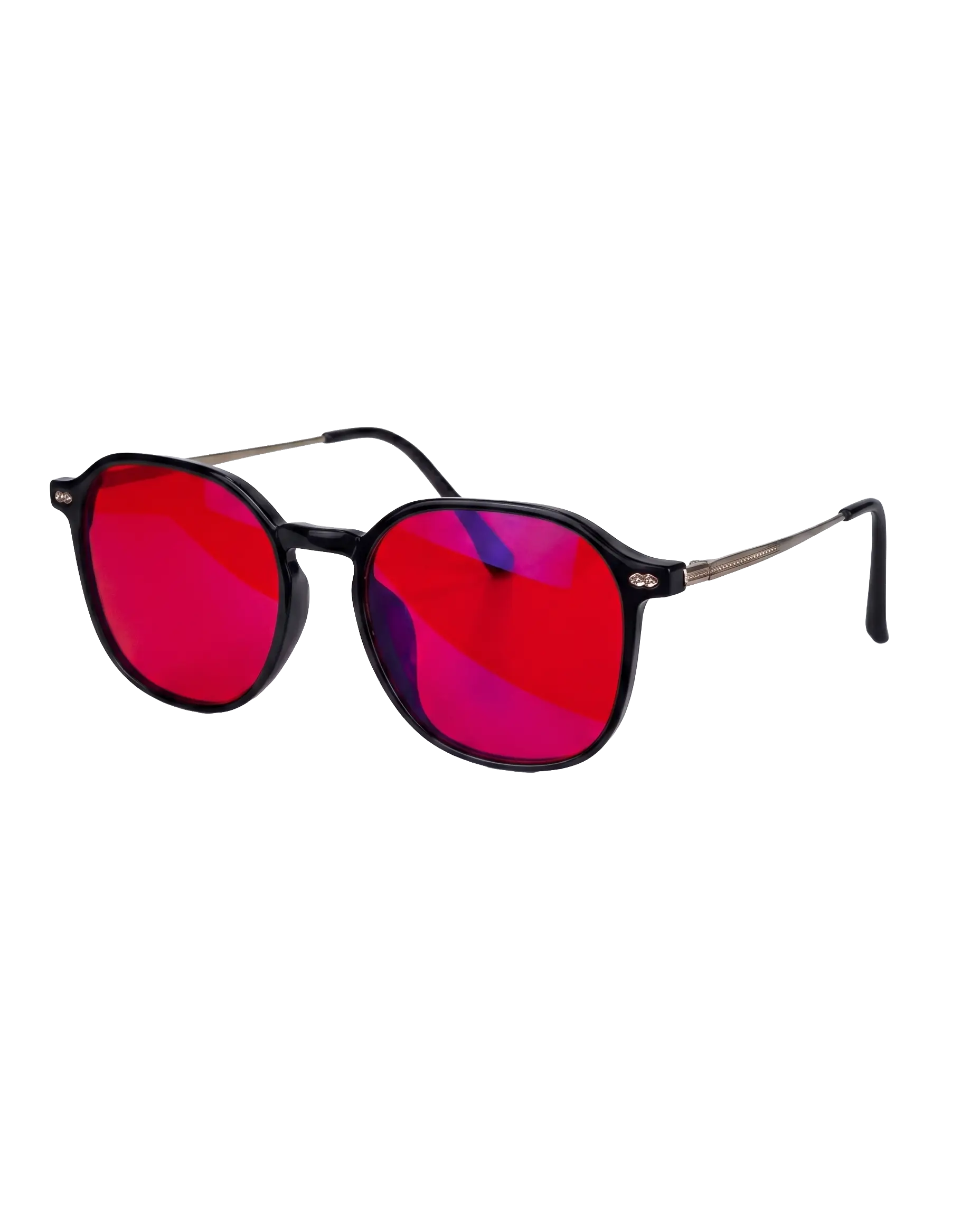 Unisex Red Lens Blue Light Blocking Glasses - 99.9% Filtration of 445–505nm