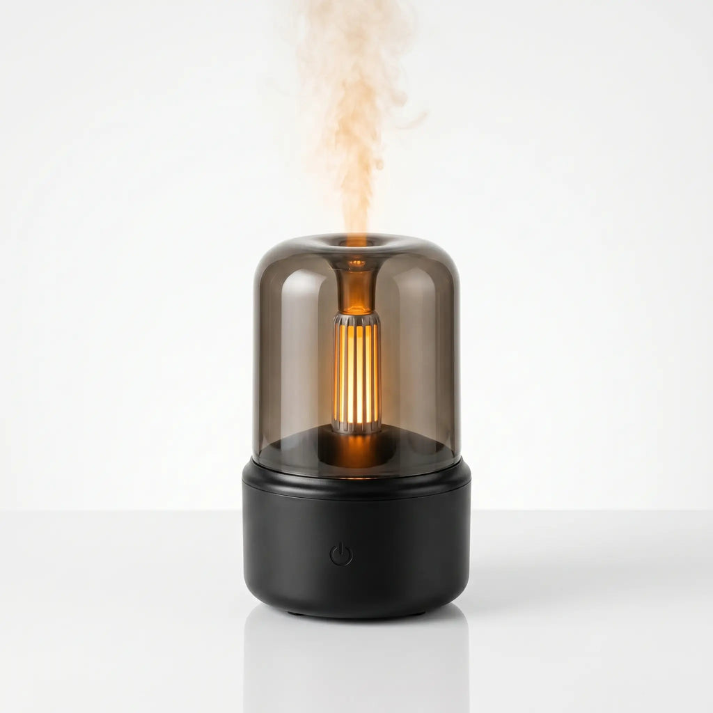 Aroma Diffuser & Humidifier with Candlelight Night Light