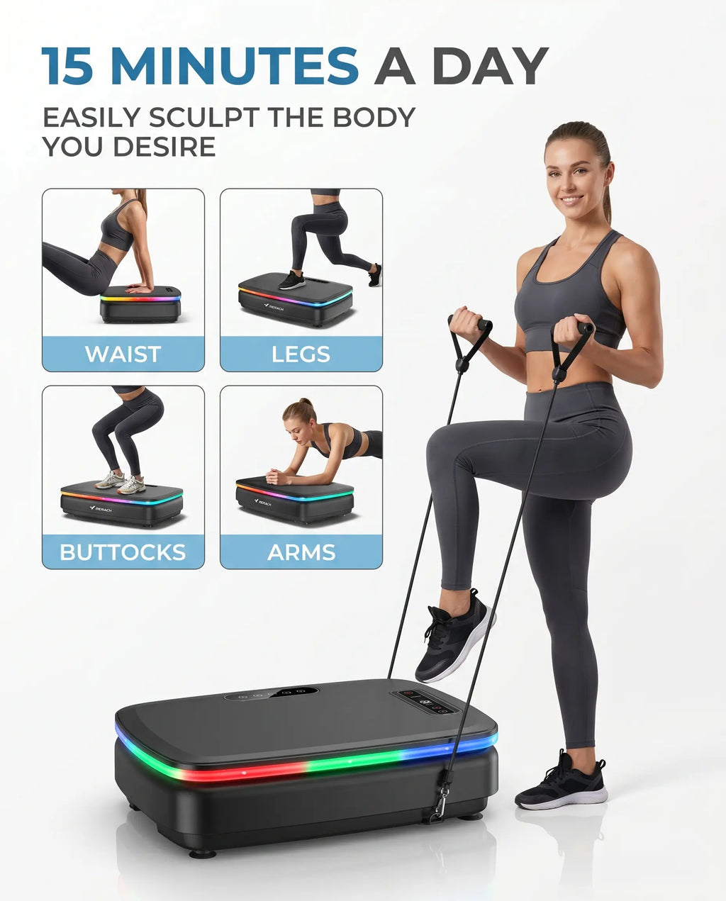 Advanced Vibration Plate Exercise Machine