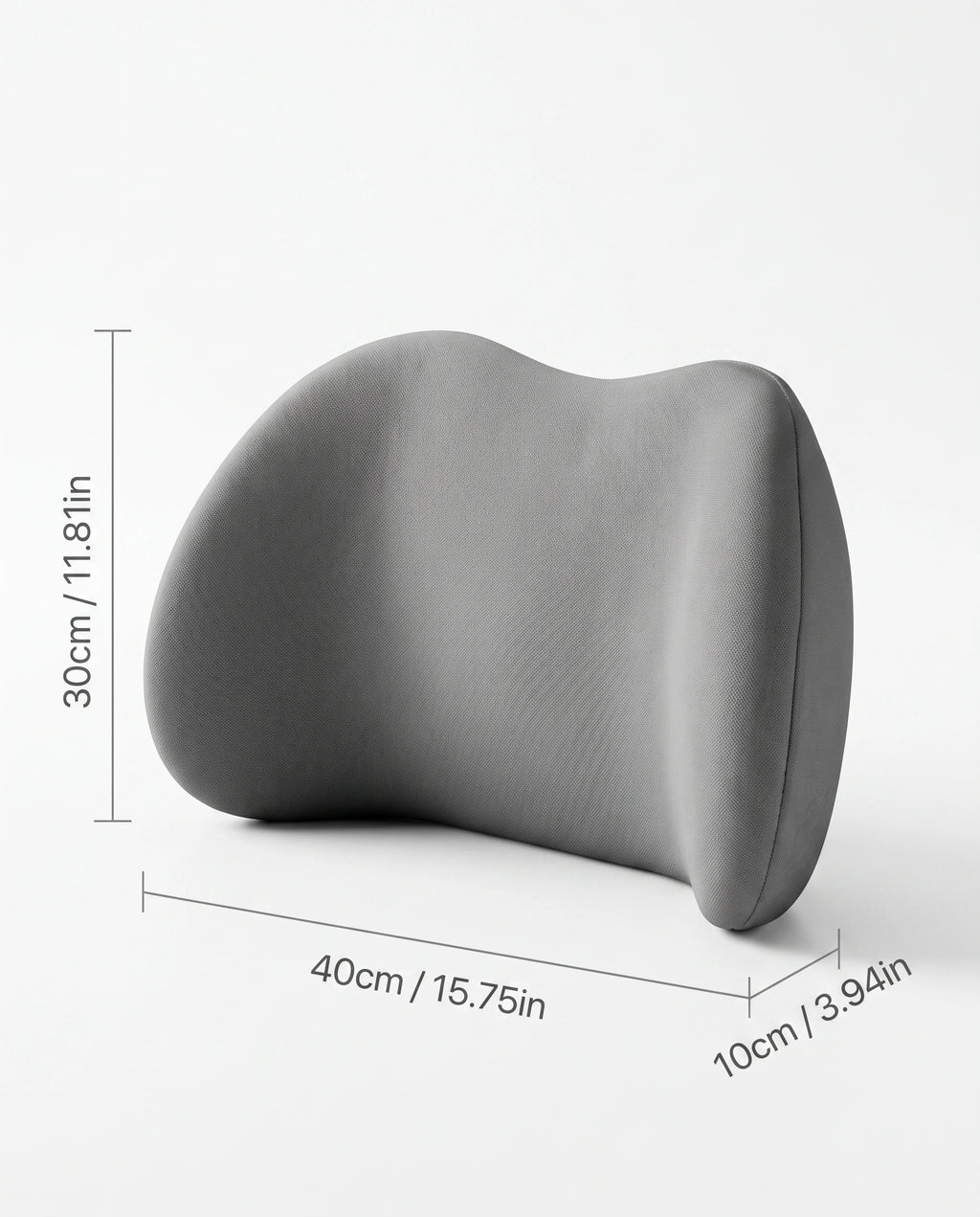Lumbar Support Cushion Memory Foam Ergonomic Back Pillow