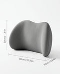 Lumbar Support Cushion Memory Foam Ergonomic Back Pillow