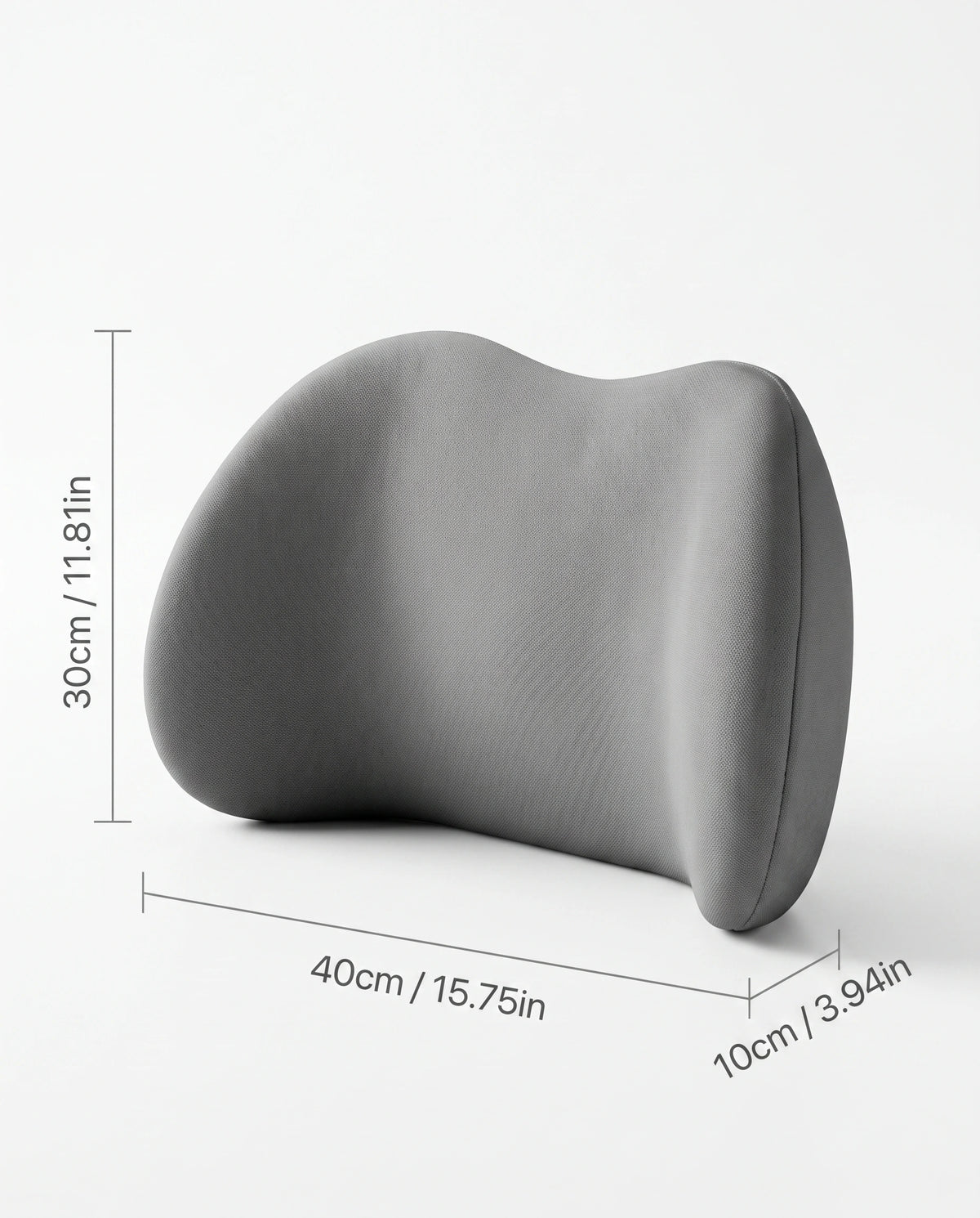 Lumbar Support Cushion Memory Foam Ergonomic Back Pillow