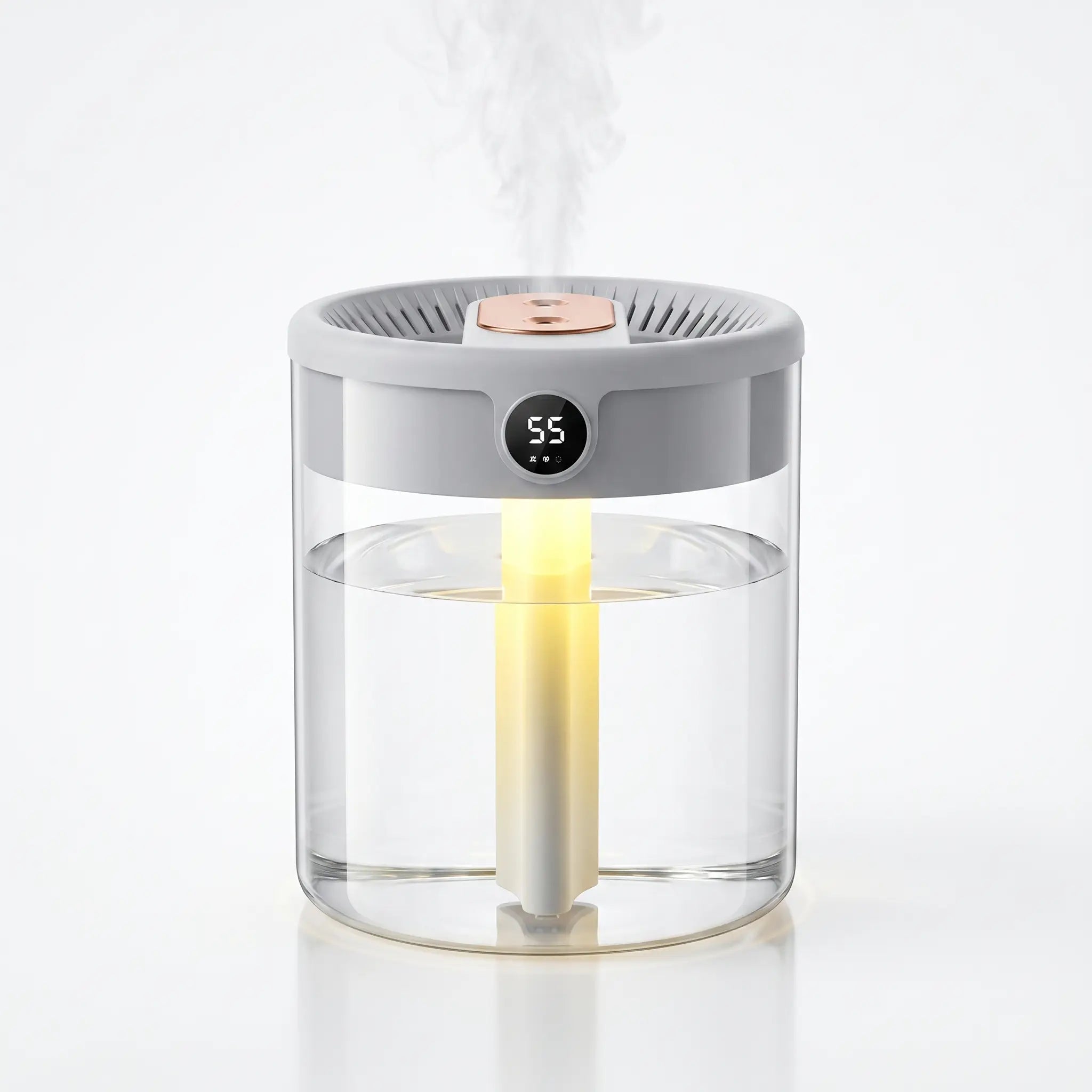 Dual Spray Humidifier 2L with Quiet Motor - Breathe Better, Sleep Deeper