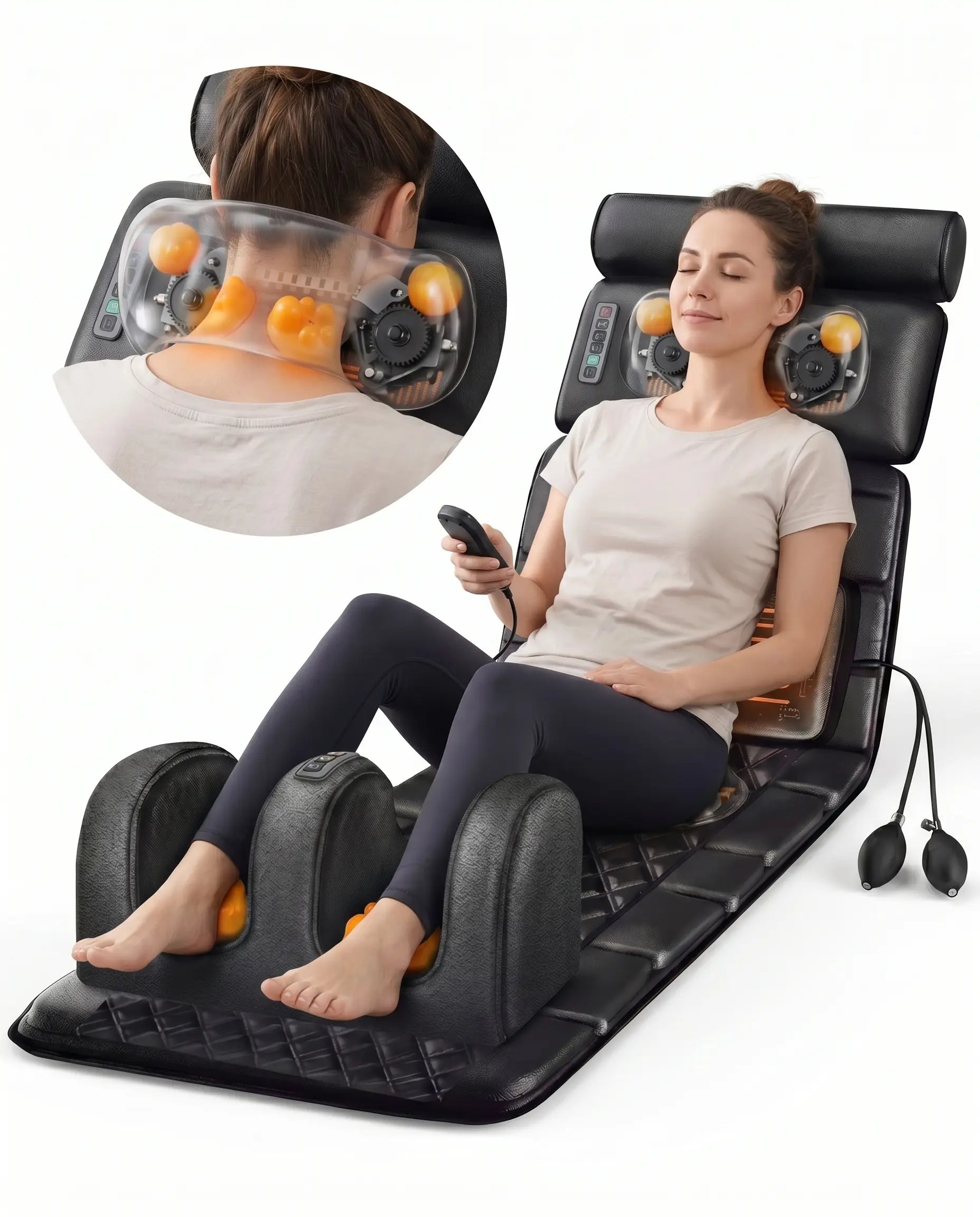 Electric Full Body Massage Mattress with Heating