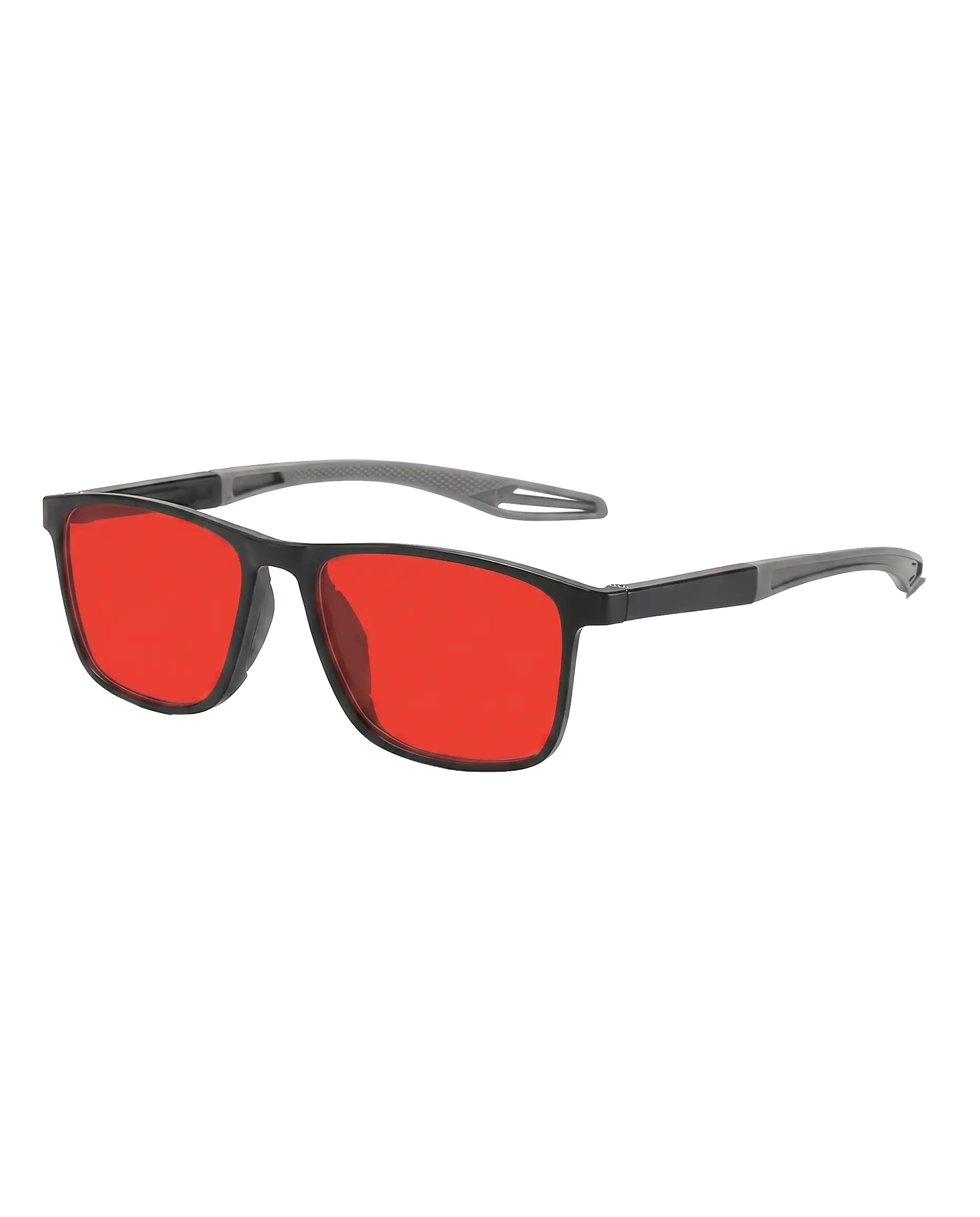 Blue Light Blocking Glasses – Red Lens, 99.9% UV & Blue Light Filter, Unisex, Sleep & Screen Protection, Black