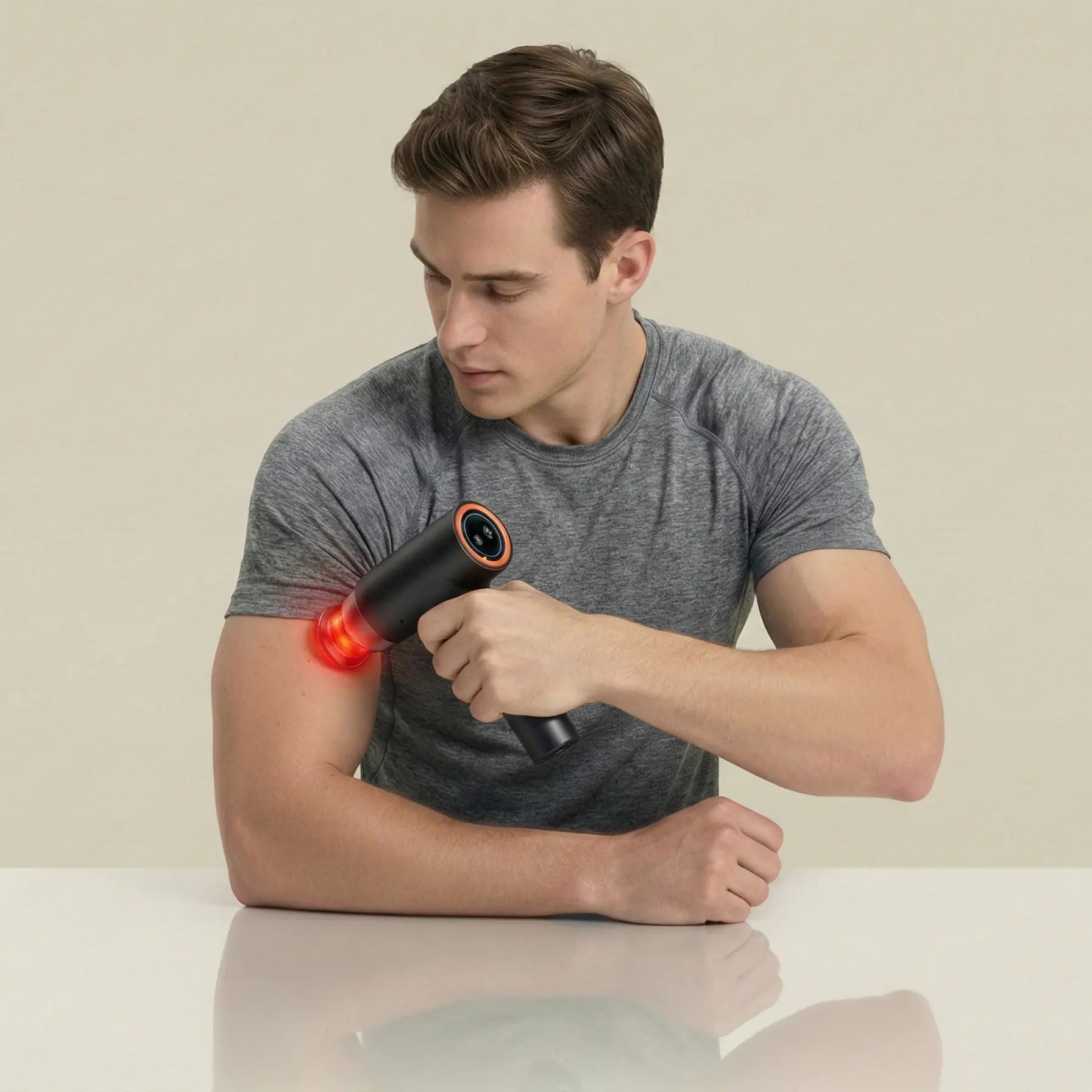 Clarine Red Light Heated Massage Gun