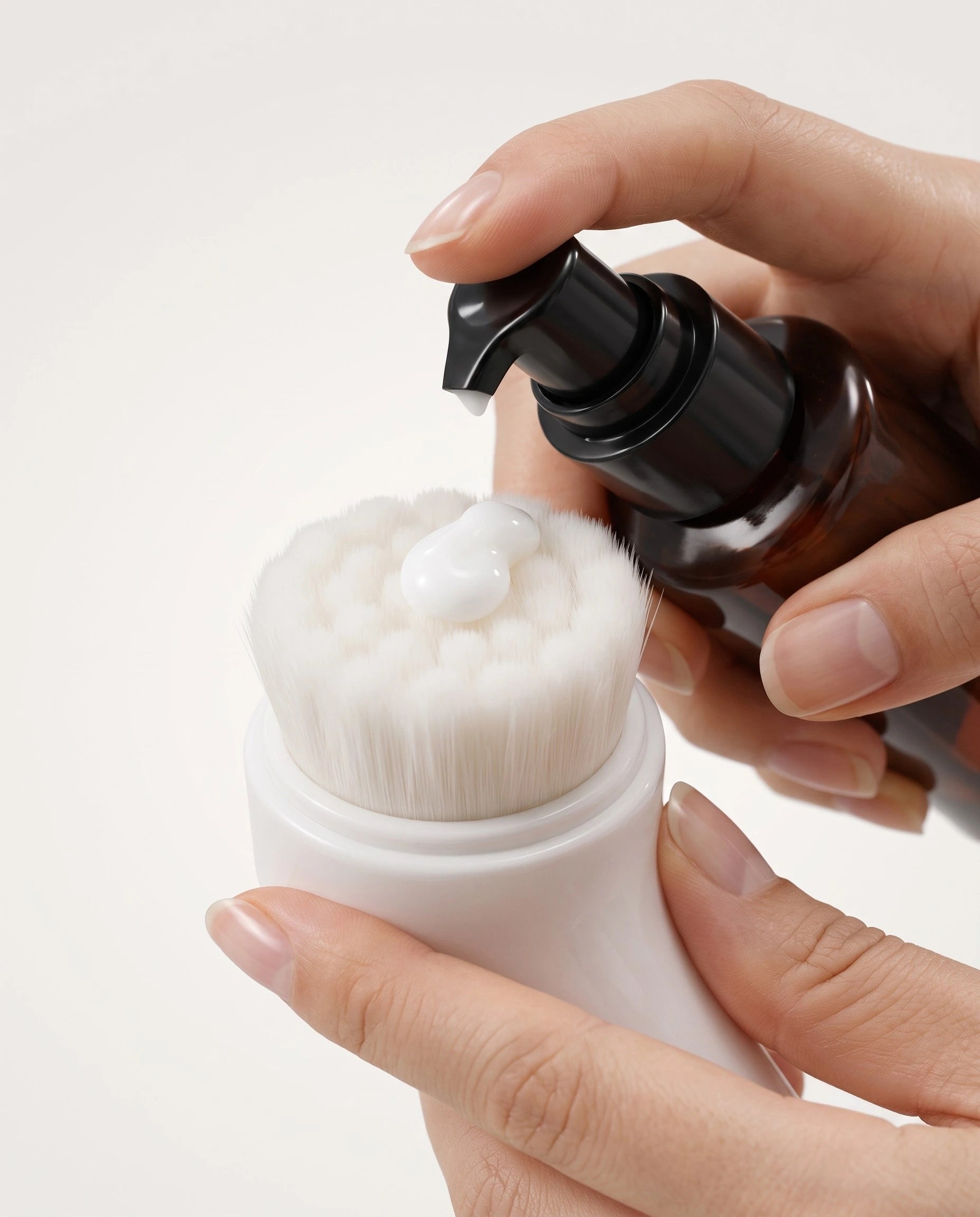 3D Double Sided Silicone Facial Cleansing Brush