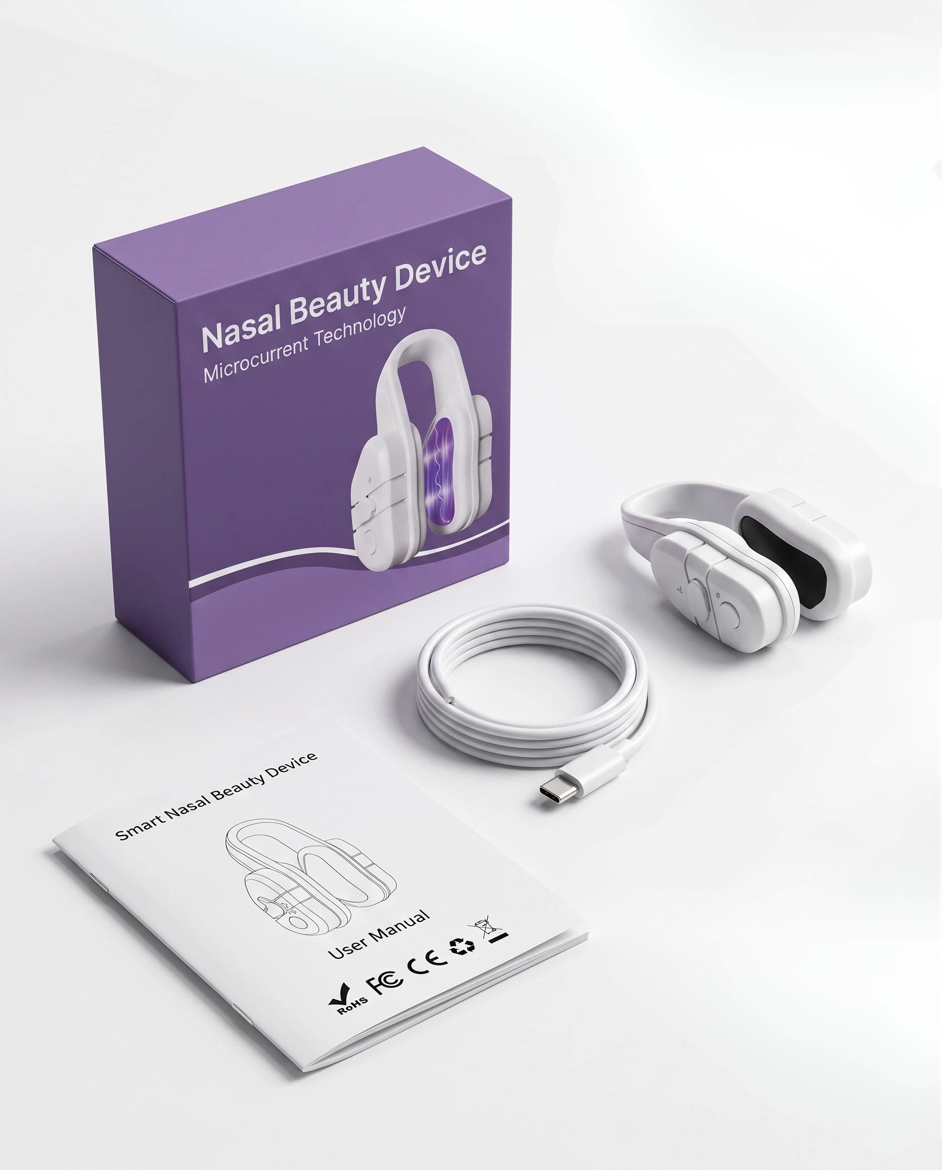 Electric EMS Nose Shaper Clip, Silicone Nose Lifter & Beauty Tool