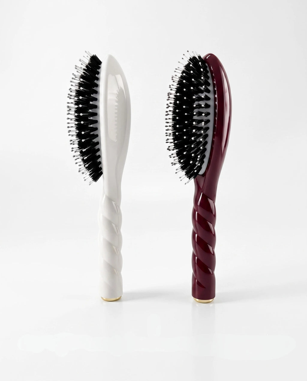 Twist Boar Bristle Hairbrush & Scalp Massage Comb