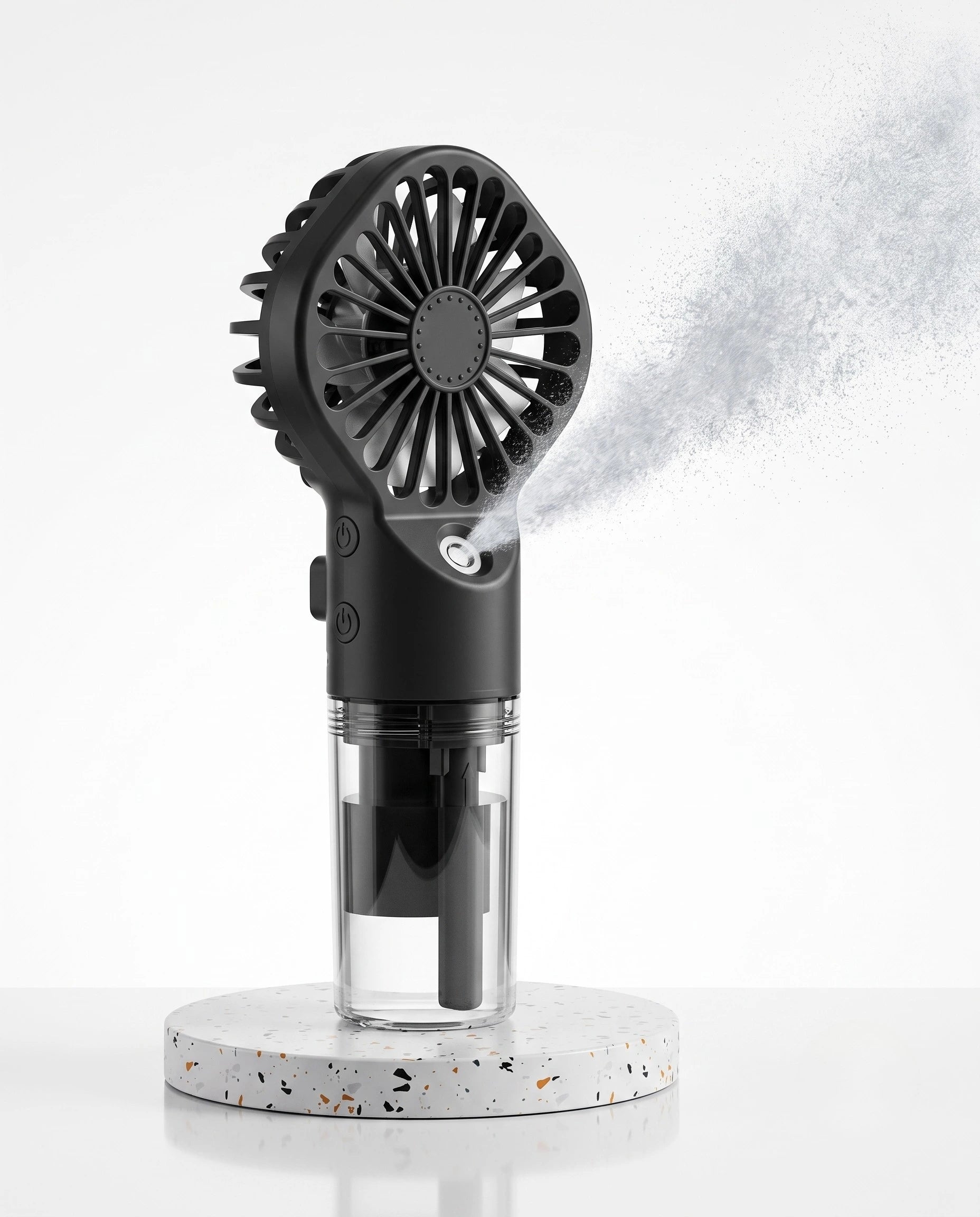 Portable Handheld Mist Fan & Humidifier - USB Rechargeable
