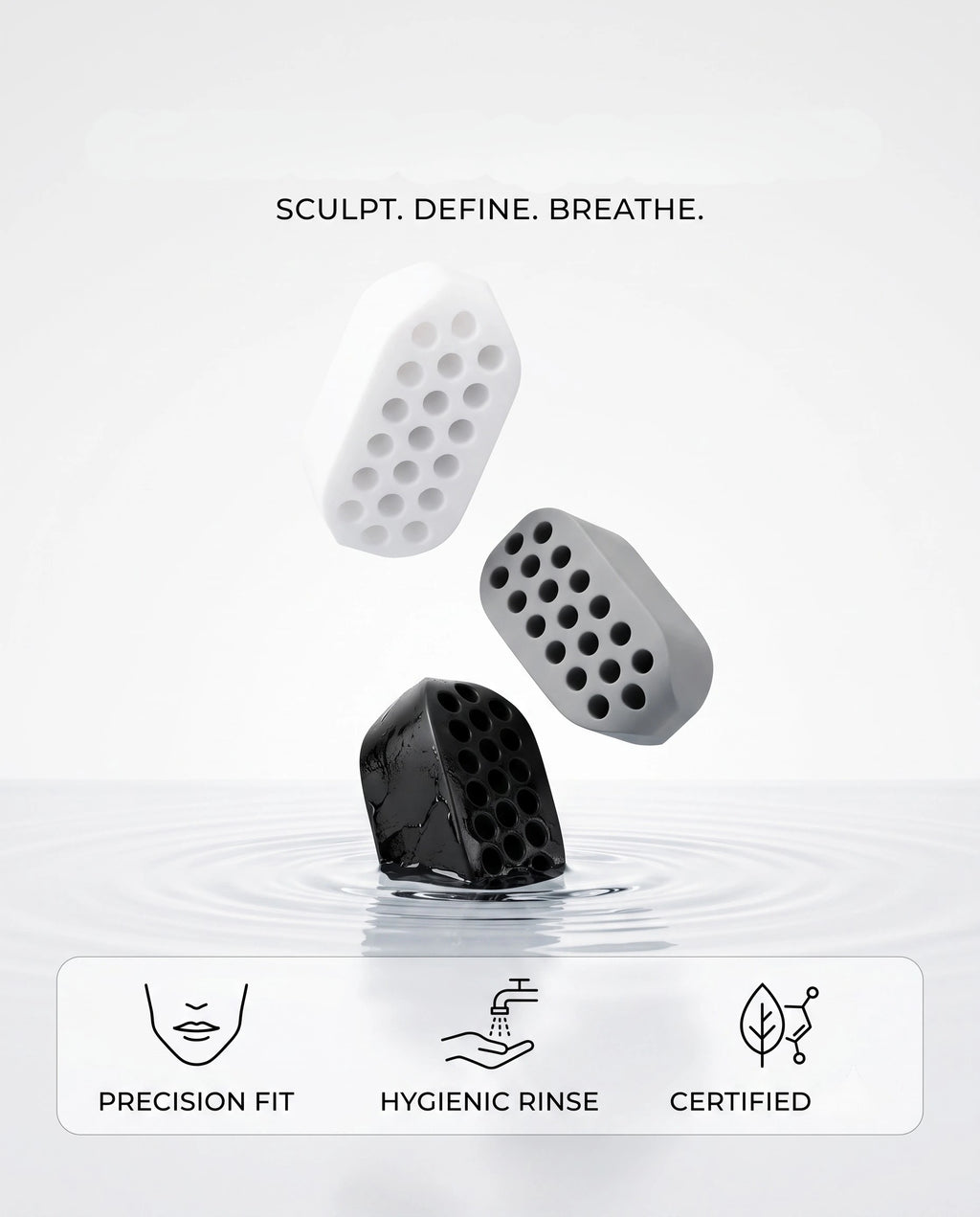 Silicone Jaw Trainer & Masseter Muscle Strengthener