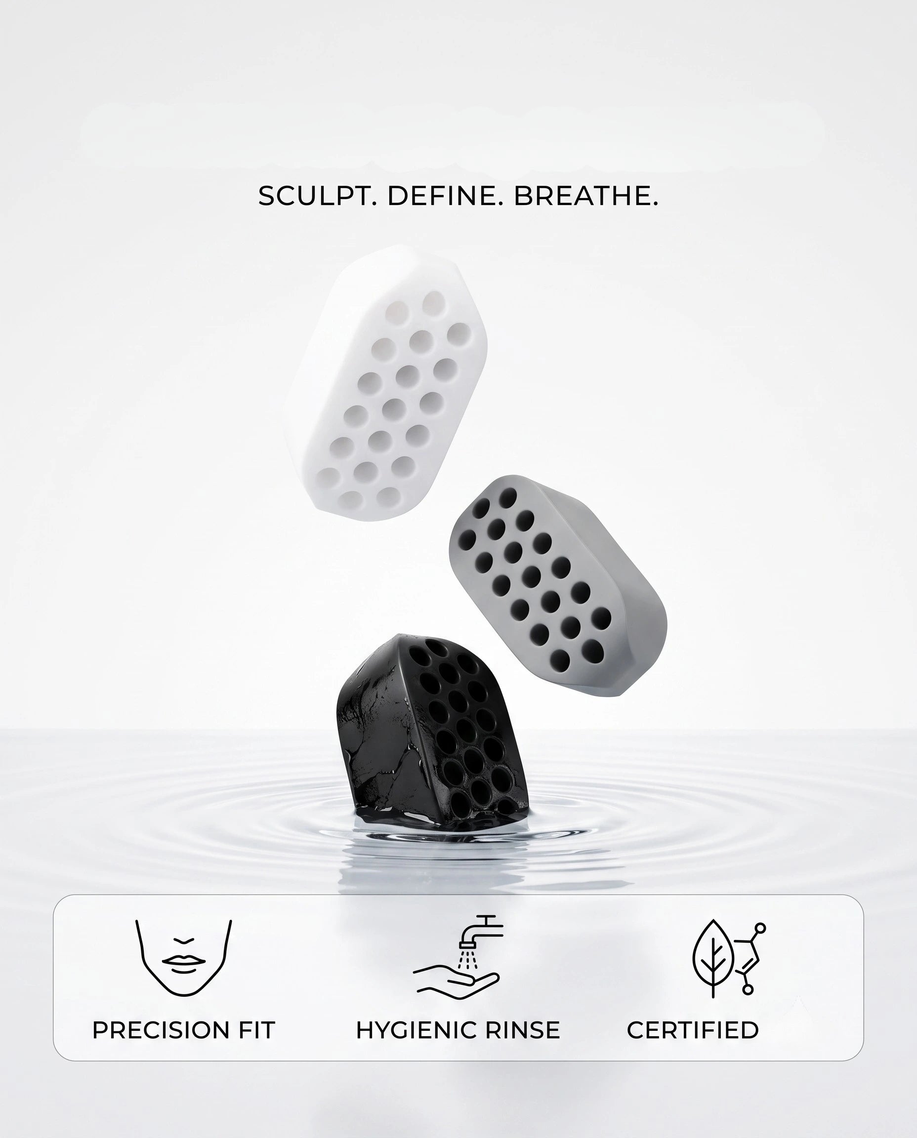 Silicone Jaw Trainer & Masseter Muscle Strengthener