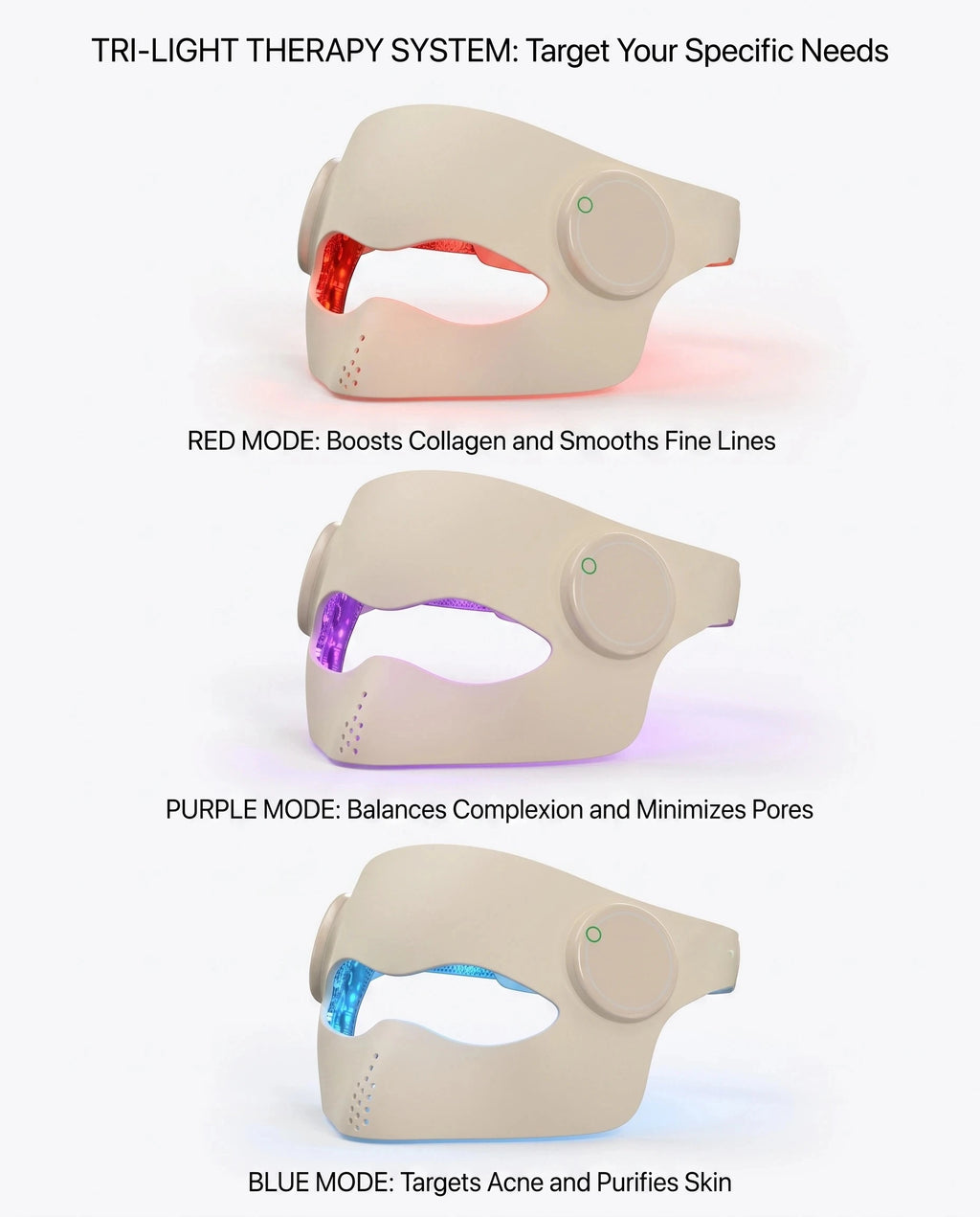 Clarine 3D LED Light Face Mask