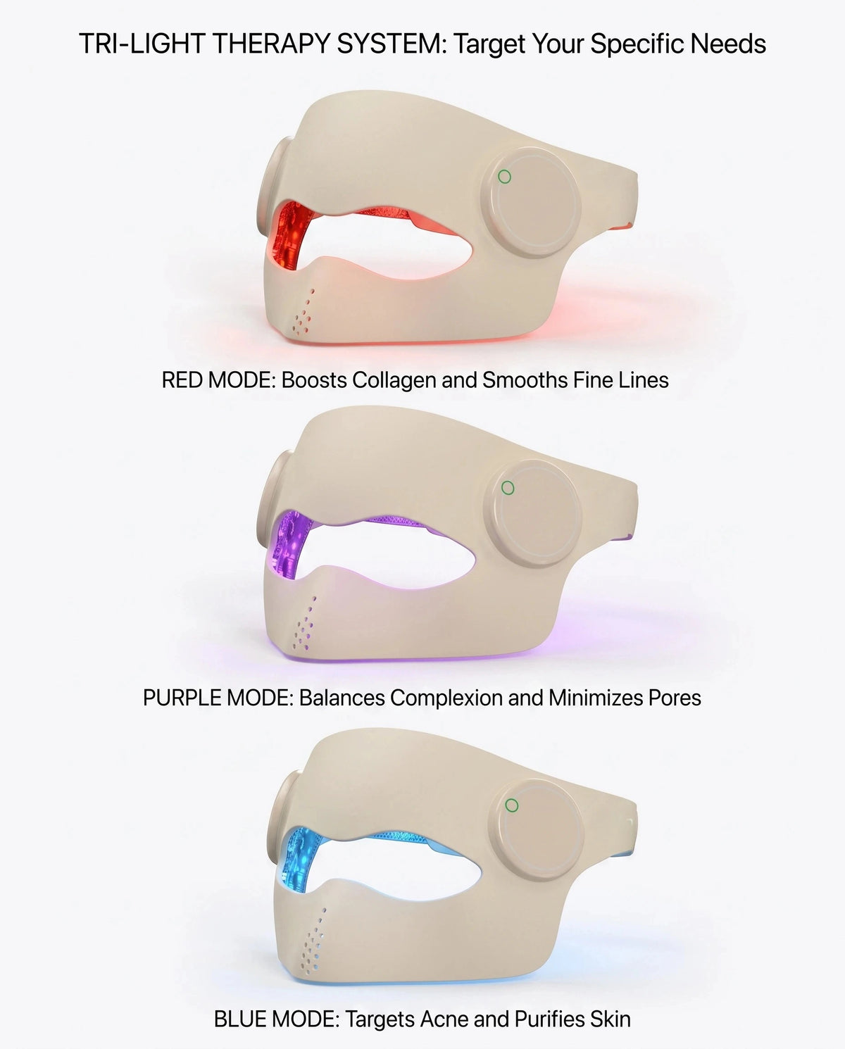 Clarine 3D LED Light Face Mask