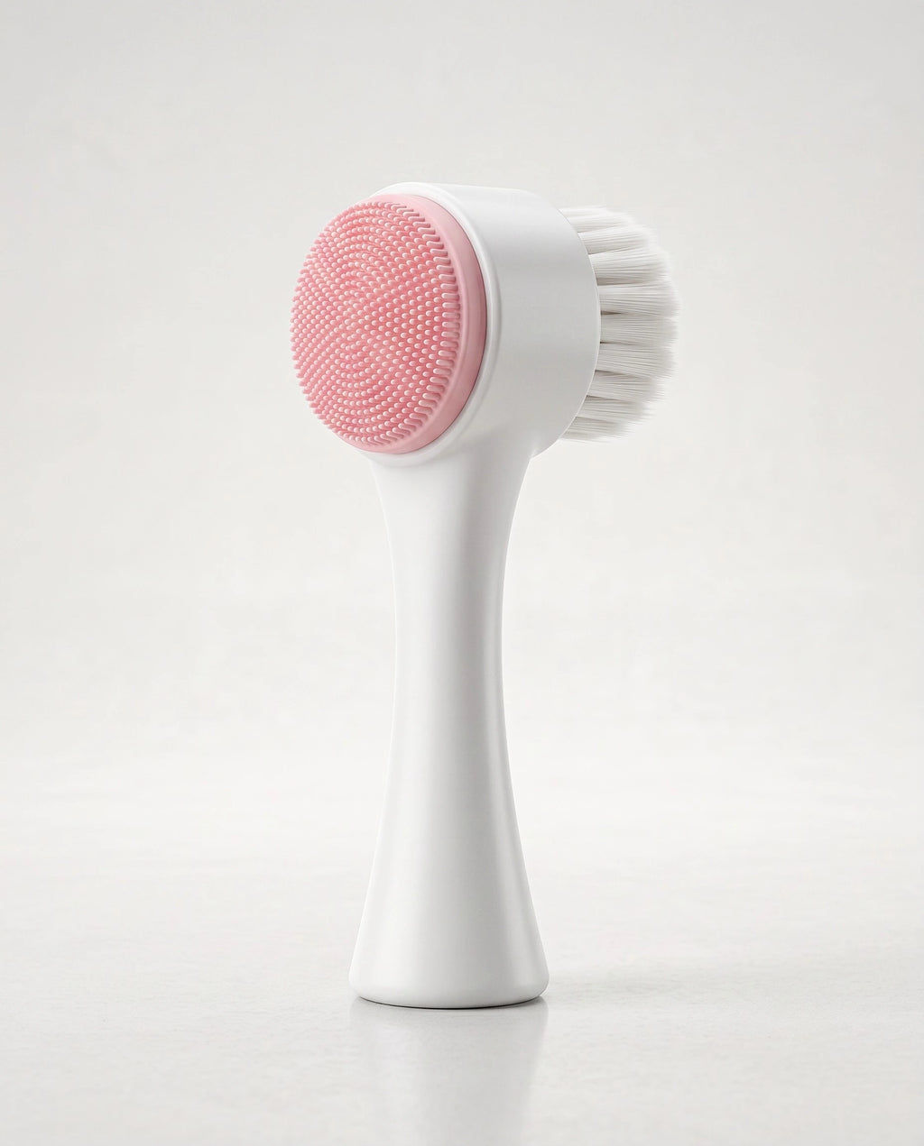 3D Double Sided Silicone Facial Cleansing Brush
