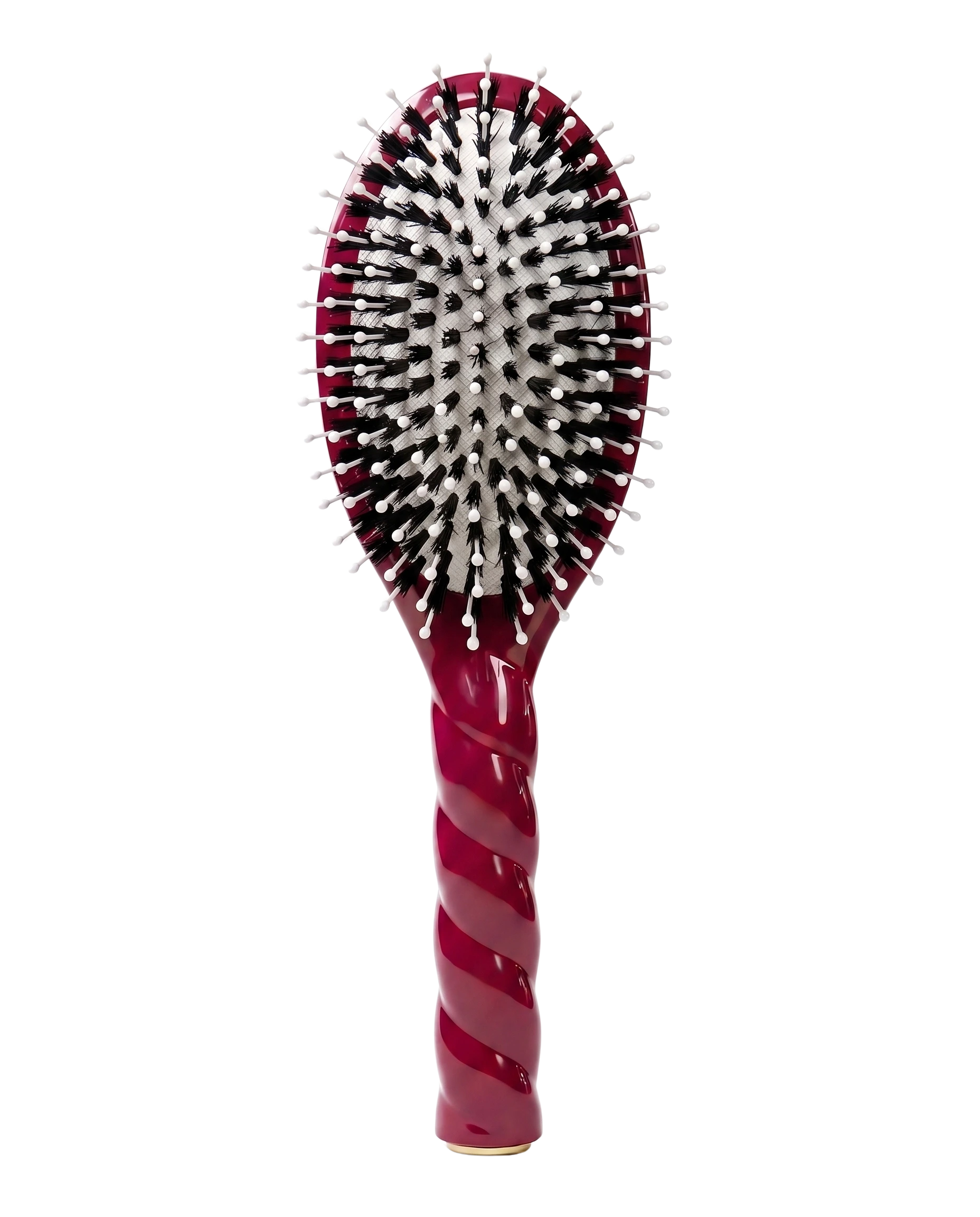 Twist Boar Bristle Hairbrush & Scalp Massage Comb