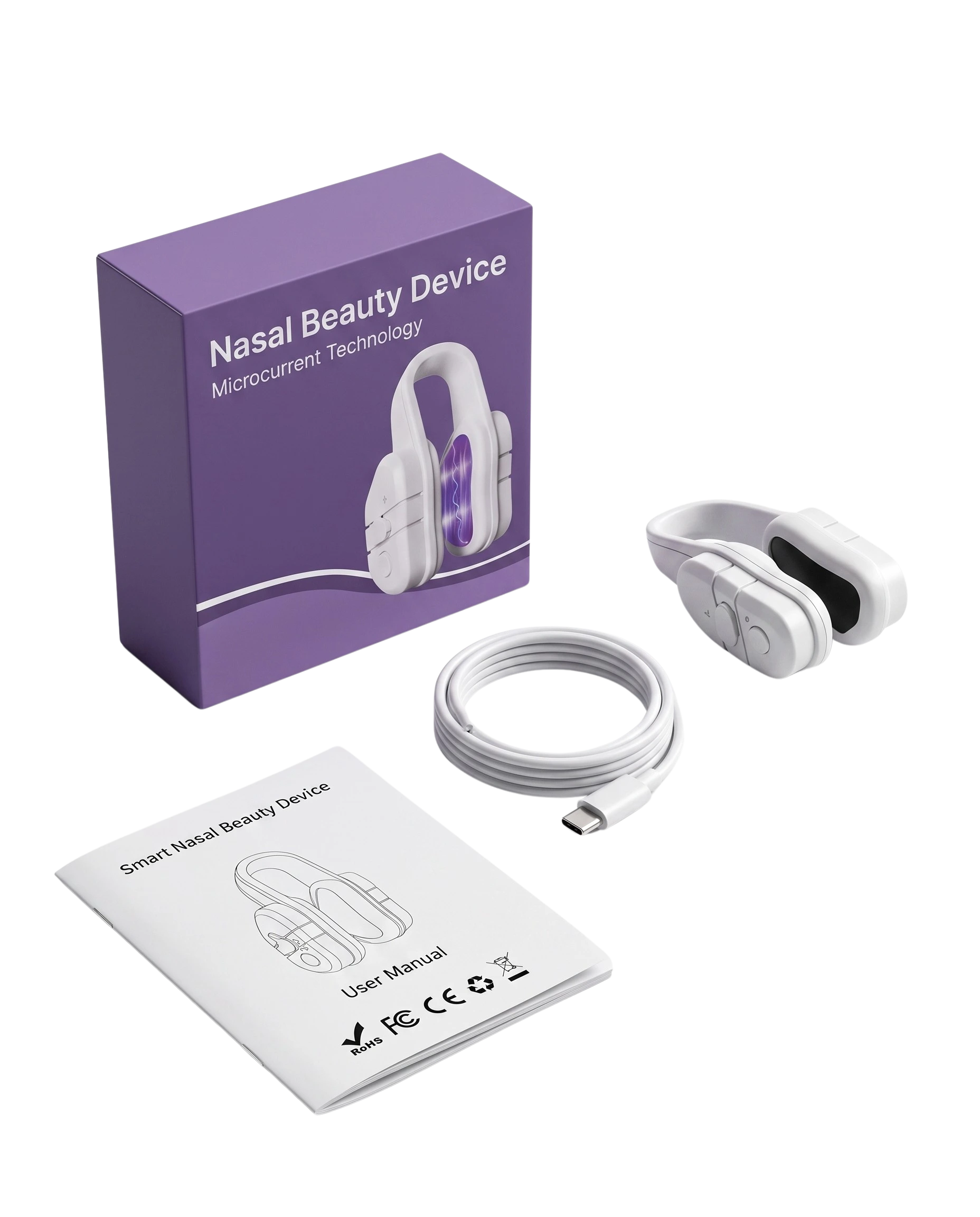 Electric EMS Nose Shaper Clip, Silicone Nose Lifter & Beauty Tool