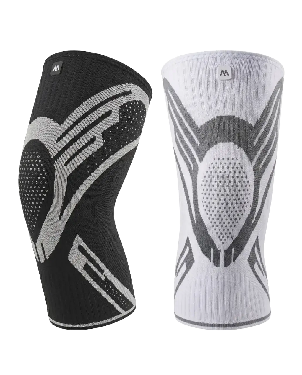 Athletic Knee Compression Sleeve with Silicone Grip & 4-Way Stretch – For Running, Gym, Basketball, Padel & Volleyball