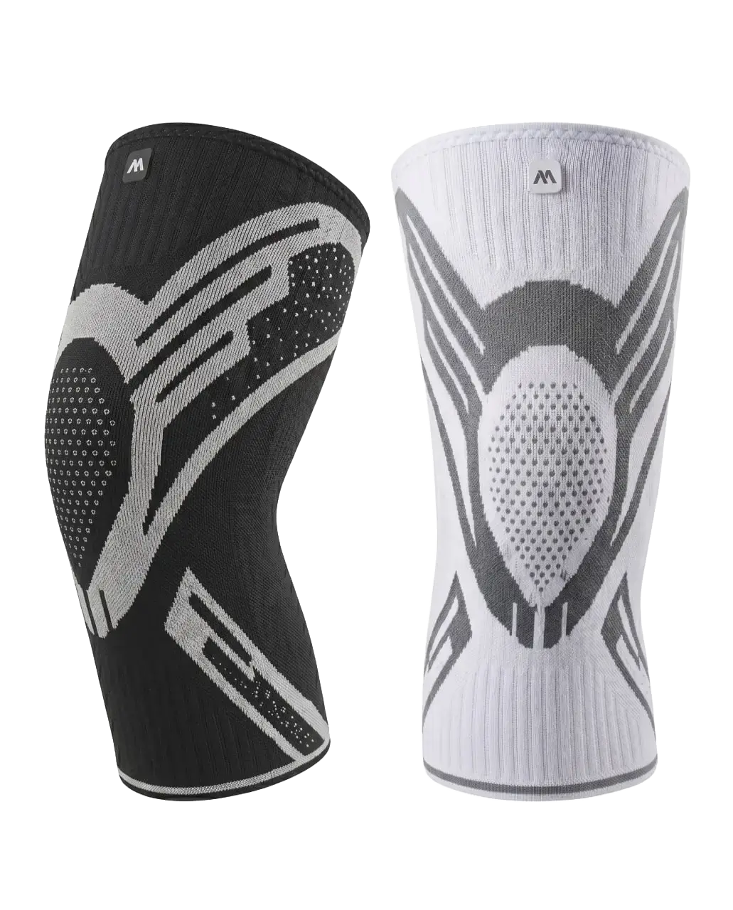 Athletic Knee Compression Sleeve with Silicone Grip & 4-Way Stretch – For Running, Gym, Basketball, Padel & Volleyball